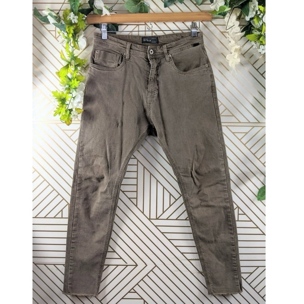 Zara Man Men's Brown Skinny Jeans